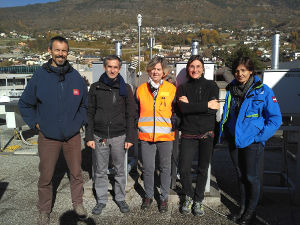 Equipe dei tecnici di Arpa Valle d’Aosta –Arpa Piemonte