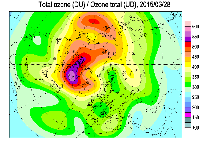 Ozono totale dal sito WOUDC