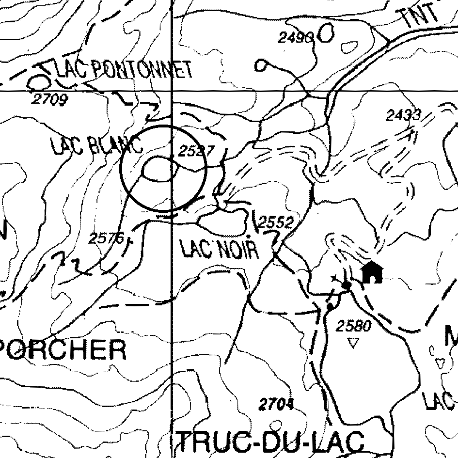 mappa lago Bianco - Champorcher