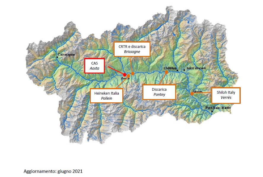 Distribuzione territoriale impianti AIA