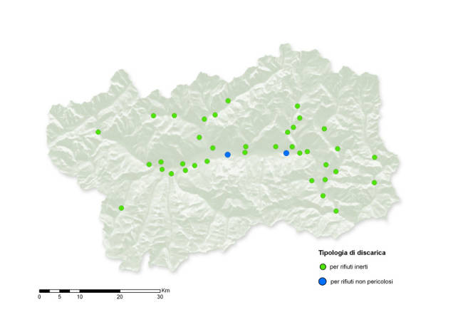 Carta discariche attive