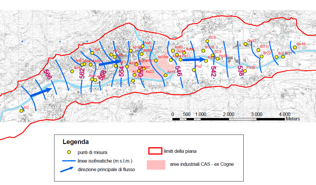 7 isofreatiche aosta