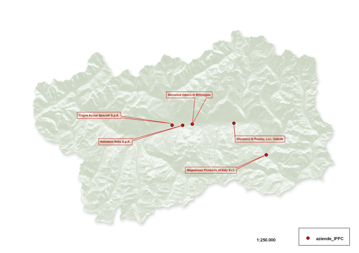 Distribuzione territoriale degli stabilimenti soggetti ad IPPC