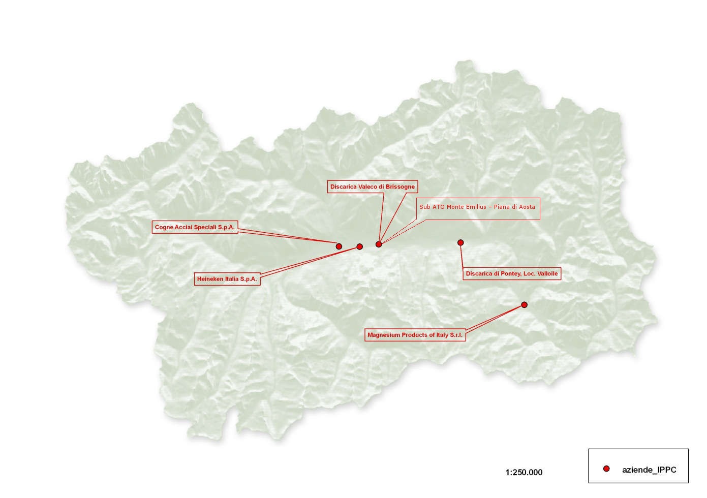 Distribuzione territoriale degli stabilimenti soggetti ad IPPC distrib ter stab IPPC 1214