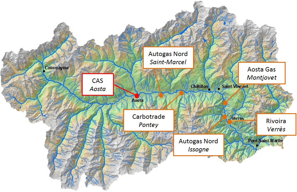 mappa impianti seveso 2020