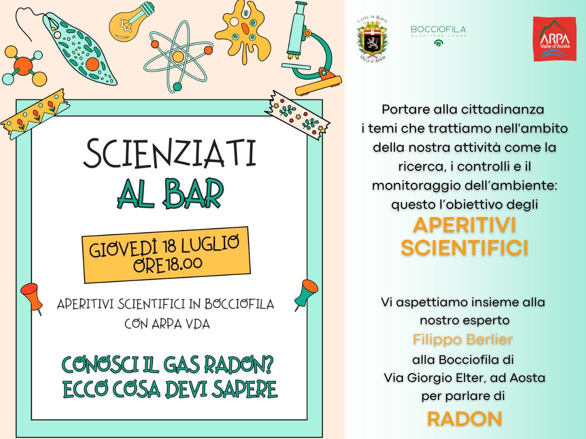 Locandina scienziati al bar
