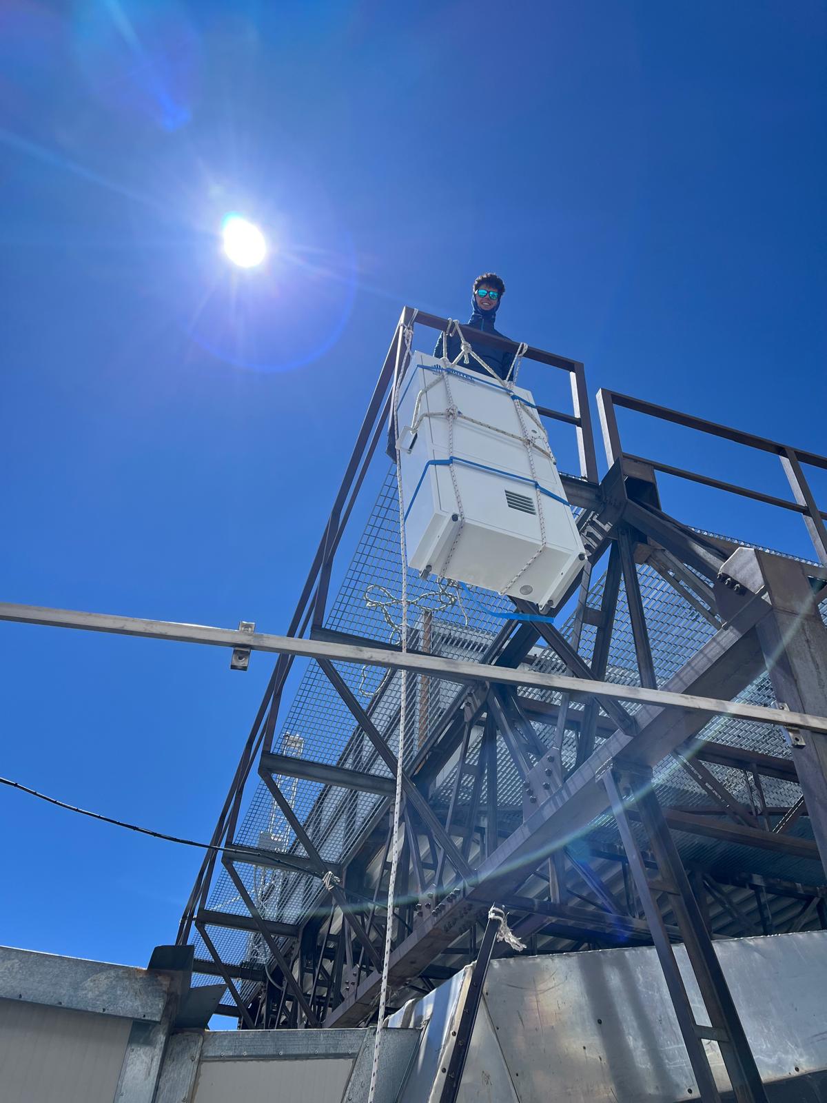 Sito di Plateau Rosa a 3500 m s.l.m., presso l'osservatorio Testa Grigia del CNR