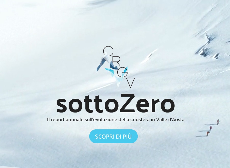 Copertina sito web con scritta sottoZero
