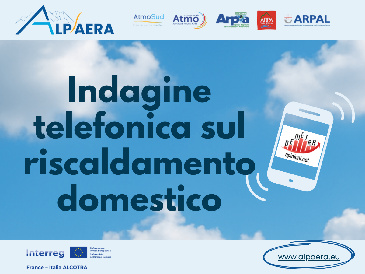 Al via un'indagine telefonica sul riscaldamento domestico