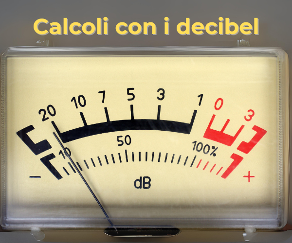 calcolo con decibel