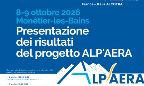 "Adattamento ai cambiamenti climatici" e risultati ALP'AERA – 8 e 9 ottobre 2026