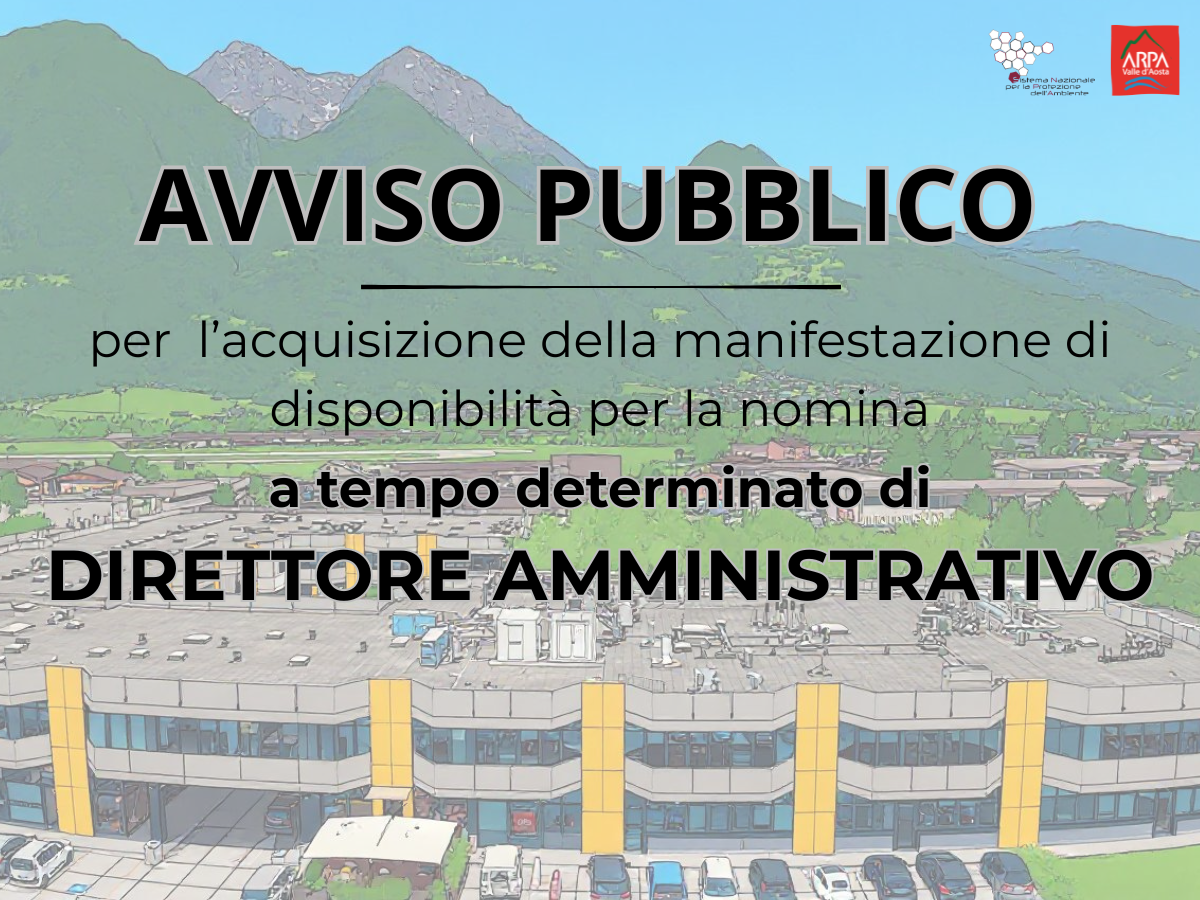 Avviso pubblico per il conferimento dell’incarico di Direttore amministrativo