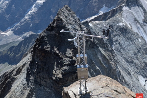 Installata una nuova stazione meteo sul Cervino