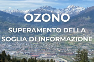 Ozono, superamento della soglia di informazione a Donnas