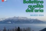 Copertina bollettino qualità dell'aria di marzo 2024, fotografia di alcune centraline di monitoraggio