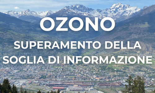 Ozono, superamento della soglia di informazione