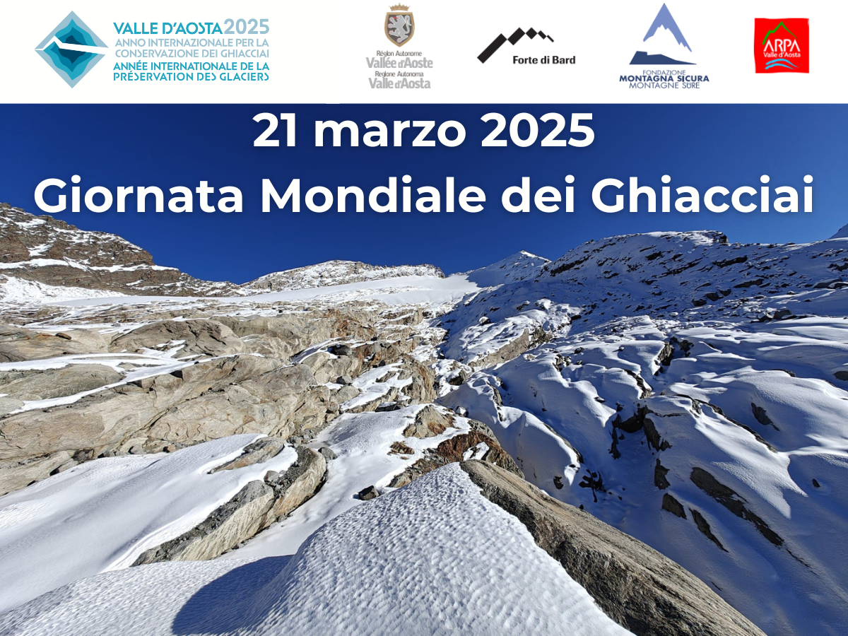 Immagine del ghiacciaio del Timorion, neve e crepacci