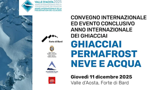 "Ghiacciai, permafrost, neve e acqua" - 11 dicembre, Forte di Bard