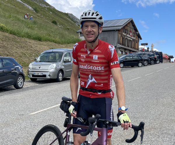 Martin Allen e la sua inseparabile bicicletta