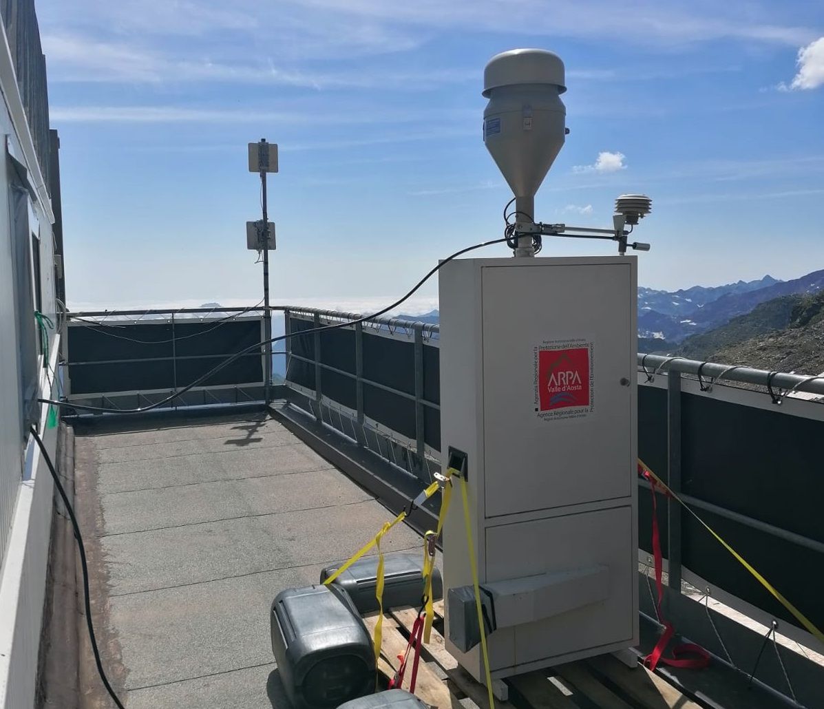 Sito del Passo dei Salati a 2900 m s.l.m., vicino al sito di ricerca LTER Istituto Mosso dell'Università di Torino